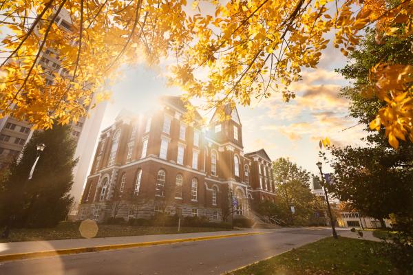 Main building during fall 