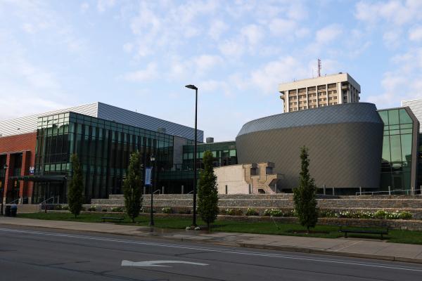 outside the front of Gatton Student Center