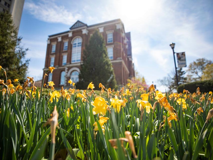 Spring photos on campus on March 3, 2020.